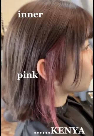 ミディアム 古田 賢哉のヘアスタイル