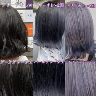 ミディアム カラー jill by gisel＿のヘアスタイル