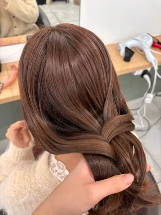 ミディアム カラー ️髪質改善カラー /美髪矯正🎀こゆきのヘアスタイル