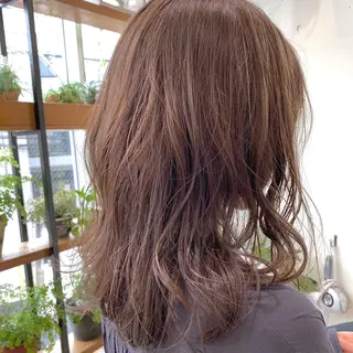 ミディアム カラー ヘアアレンジ 【ダメージレス施術】 【透明感】北村 拓也のヘアスタイル