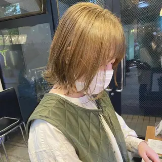 ミディアム カラー em HAIR 🌿下北沢のヘアスタイル