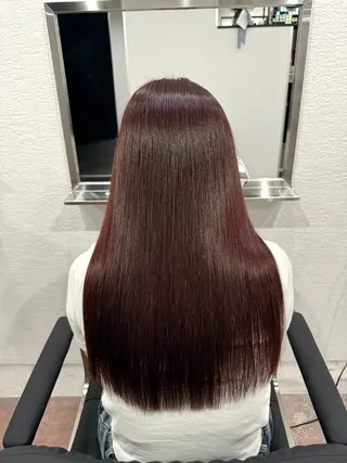 ロング 山下 遼香のヘアスタイル