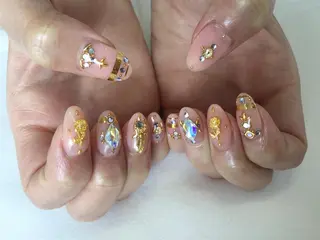 ネイル 💎🐰 saki. m 🐰💎のネイルデザイン