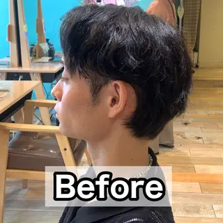 ショート パーマ メンズ メンズパーマ&メンズ 縮毛矯正/平野/渋谷のヘアスタイル