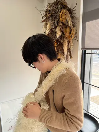 ショート メンズ 🖱️ナチュラルヘア 鍋谷美帆🖱️のヘアスタイル