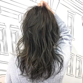 ロング 坪井 彰吾のヘアスタイル