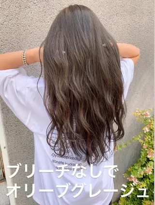 セミロング カラー パーマ 大人かわいい💍🤍 ボブ/ショートボブのヘアスタイル