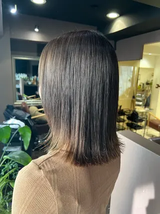 ミディアム 髪質改善メニュー 長井 美佐子のヘアスタイル