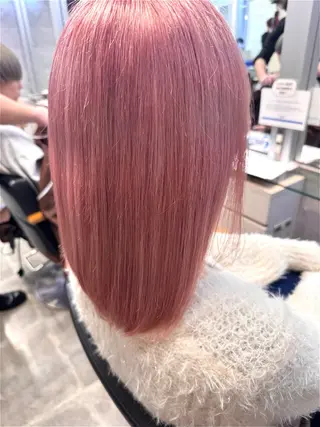 ミディアム 髪質改善池袋𓊆 大士𓊇ダブルカラーのヘアスタイル