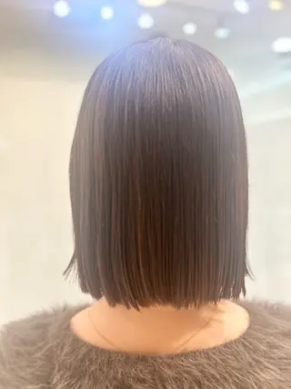 ショート 縮毛矯正/髪質改善/ 艶髪ササキナツミのヘアスタイル