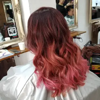 セミロング カラー bathair  所属・bathair 持田侑祐のヘアスタイル