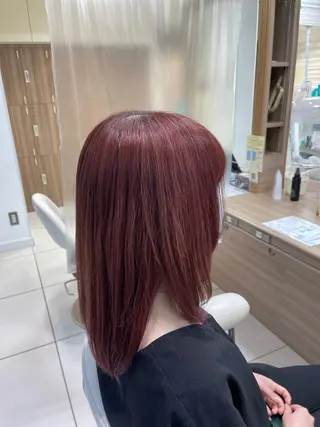 セミロング 藤原 亜美🤍のヘアスタイル