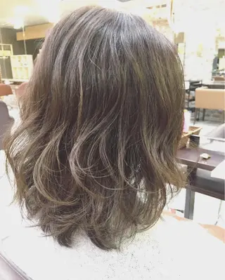 ミディアム くせ毛×ショート 上岡勇祐のヘアスタイル