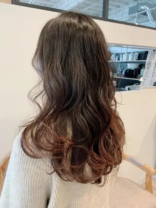ロング カラー ヘアアレンジ 韓国hair🦋 Nanaのヘアスタイル