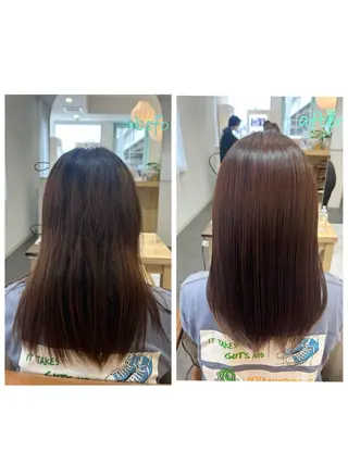 セミロング カラー AFLOAT satomiのヘアスタイル