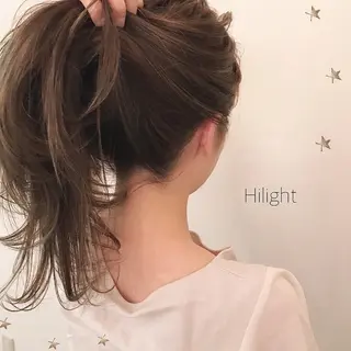 セミロング カラー 市川 千夏のヘアスタイル