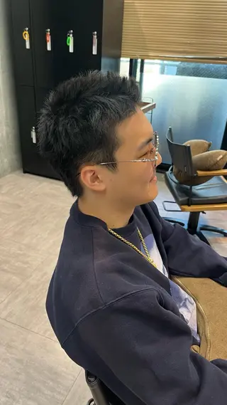 メンズ メンズカット パーマ飯野友喜のヘアスタイル