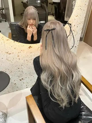 ロング 山田 優香のヘアスタイル