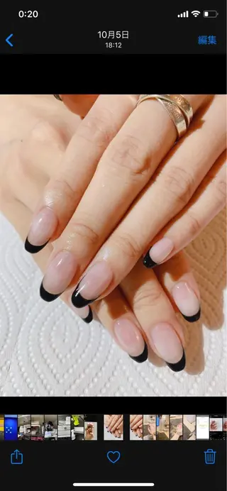 セミロング shandy nailのネイルデザイン