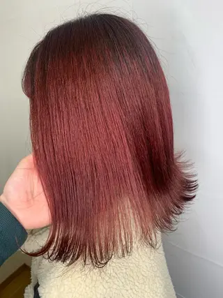 ミディアム SEAM アキホのヘアスタイル