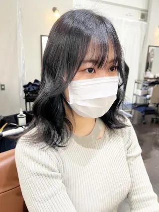 ミディアム 名古屋駅/トップス タイリスト/大黒拓哉のヘアスタイル