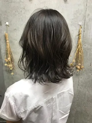 ミディアム カラー ヘアアレンジ Satsuki ✂︎♡のヘアスタイル