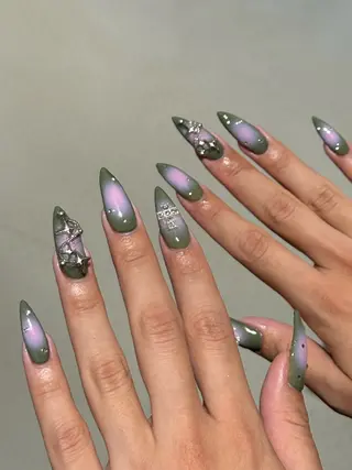 ネイル 個性派／中韓ネイル SAKURAのネイルデザイン