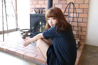 ミディアム カラー 中村 海のヘアスタイル