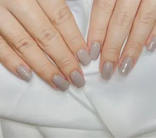 ネイル 23時まで❤︎韓国、 ワンホンネイルのネイルデザイン