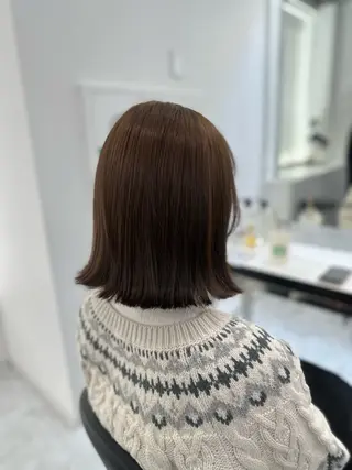 ミディアム カラー 🫧ハイトーン🫧 ベージュ🫧徹哉のヘアスタイル