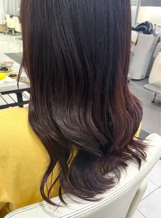 ロング レイヤーボブ/暖色カ ラー/ユウカのヘアスタイル