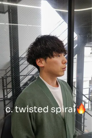 パーマ メンズ 三野 光太郎のヘアスタイル