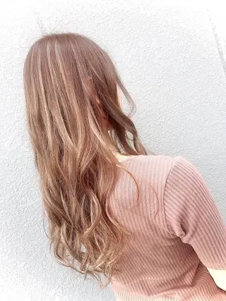 ロング カラー ヘアアレンジ ✨最強美容師✨ 💙にっしー西村💙のヘアスタイル