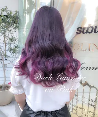 ロング カラー miyu /トレンド カラー×艶髪のヘアスタイル