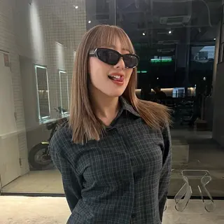 セミロング 名古屋/落ちる黒 黒染め落としのヘアスタイル