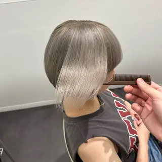 セミロング カラー ✨髪質改善艶カラー✨ リュウトのヘアスタイル