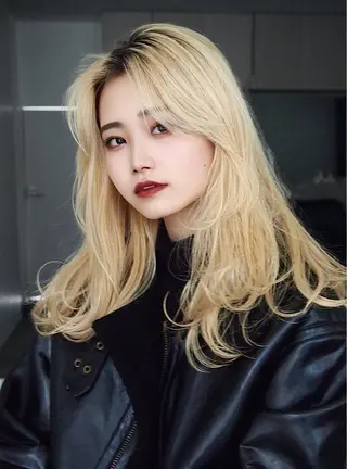 ロング カラー ⚡️庭野 涼雅⚡️のヘアスタイル