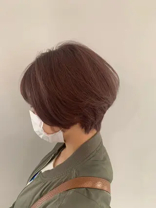 ショート カラー 加藤 綾華のヘアスタイル