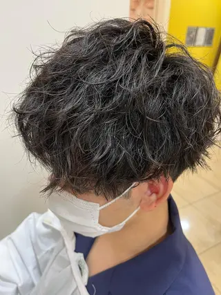 パーマ メンズ 斉藤 凜のヘアスタイル