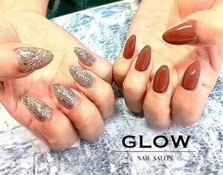 ロング ネイル NAIL SALON GLOWのネイルデザイン