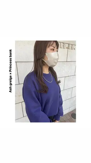 ミディアム カラー パーマ ヘアアレンジ メンズ キッズ ネイル マツエク・マツパ アイブロウ hiro【沿線で叶う 似合わせhair】のヘアスタイル