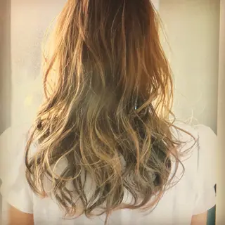 セミロング 志賀 大倫のヘアスタイル