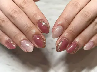 ネイル 🫧ちゅるん/韓国 Ayano𓈒🎀のネイルデザイン