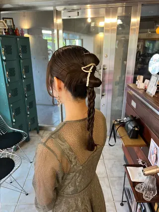 ヘアアレンジ 土田かほ/本日🈳 透明感カラー🍃のヘアスタイル