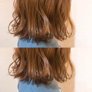 ショート カラー 韓国レイヤーカット/ ダブルカラーのヘアスタイル