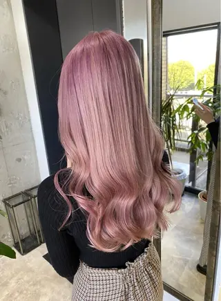 ロング カラー 髪質改善/ハイトーン MOLAのヘアスタイル