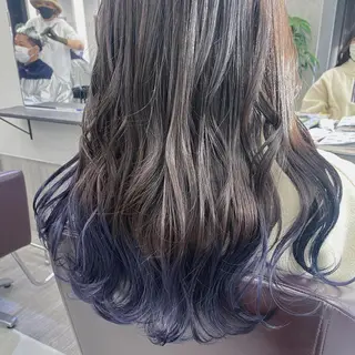 ミディアム カラー jill by gisel＿のヘアスタイル