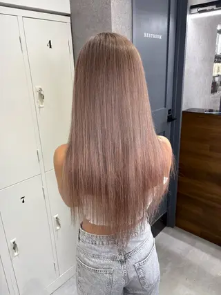 ロング KEISUKE🐶 カラー✨エクステのヘアスタイル