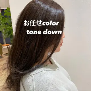 ロング k-twoたき✨艶感 カラー/美髪矯正のヘアスタイル