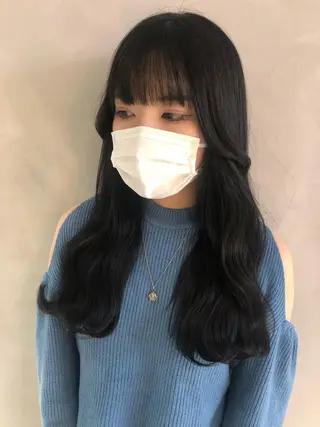 ロング ❤︎︎韓国ヘア❤︎︎ 𝑺𝒉𝒊𝒉𝒐のヘアスタイル